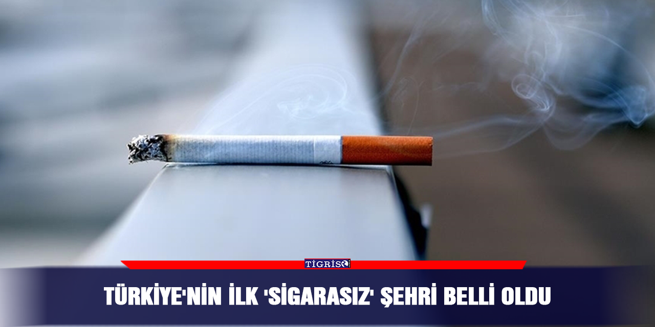 Türkiye'nin ilk 'sigarasız' şehri belli oldu