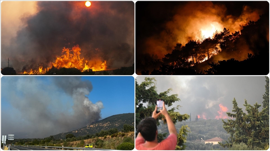 Avrupa, orman yangınlarının pençesinde