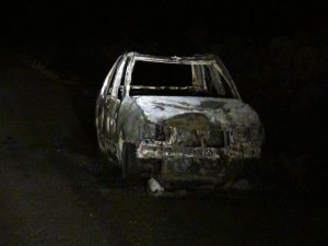 Kavga edip araç yaktılar