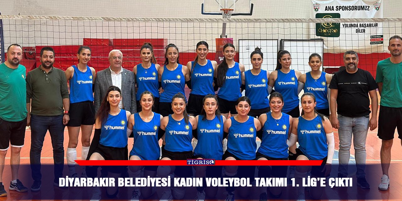 Diyarbakır Belediyesi kadın voleybol takımı 1. Lig’e çıktı