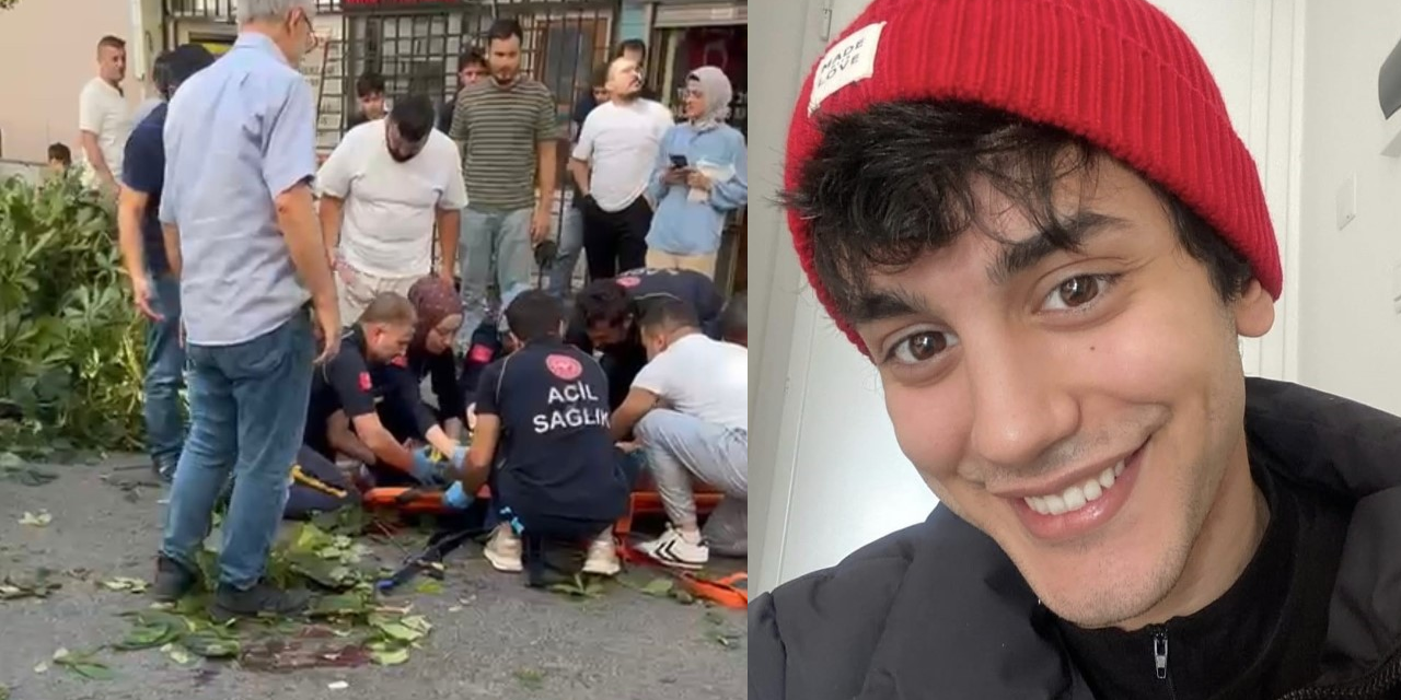 Genç oyuncu uçan tabureyi tutmak isterken dalın altında kaldı