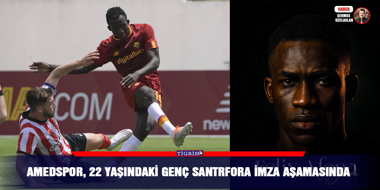 Amedspor, 22 yaşındaki genç santrfora imza aşamasında
