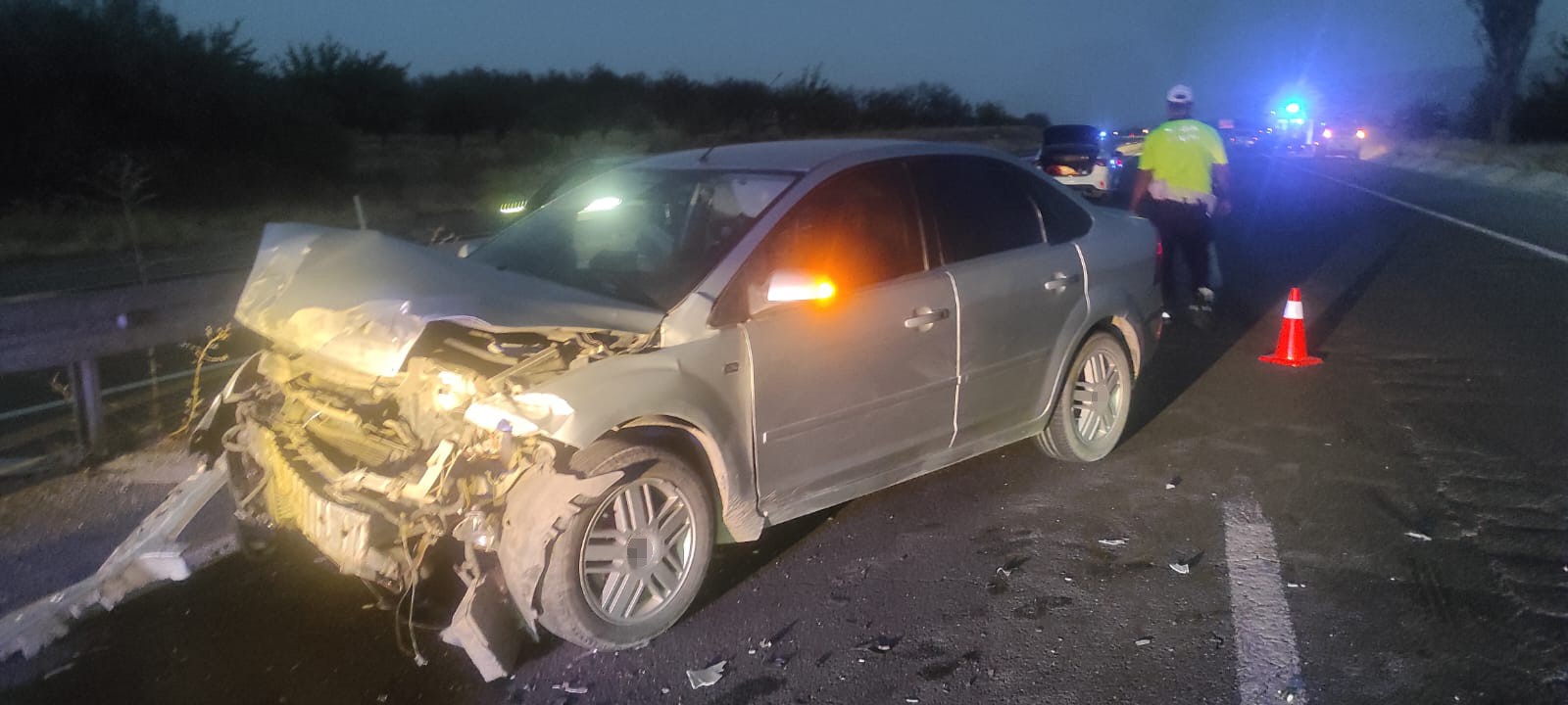 İki otomobil çarpıştı: 1 yaralı