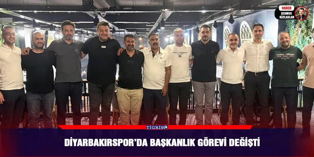 Diyarbakırspor’da başkanlık görevi değişti