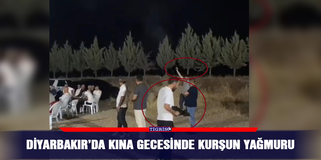 VİDEO-Diyarbakır’da kına gecesinde kurşun yağmuru