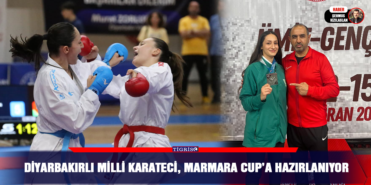 Diyarbakırlı Milli Karateci, Marmara Cup’a hazırlanıyor
