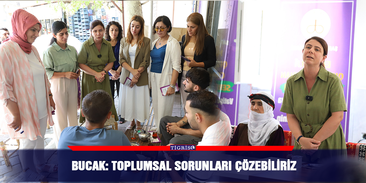 Bucak: Toplumsal sorunları çözebiliriz