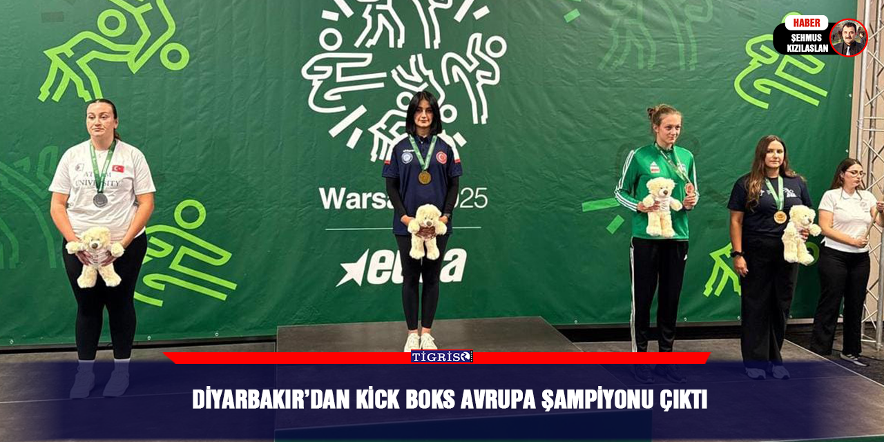 Diyarbakır’dan Kick Boks Avrupa şampiyonu çıktı