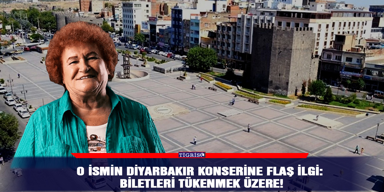 O ismin Diyarbakır konserine flaş ilgi: Biletleri tükenmek üzere!