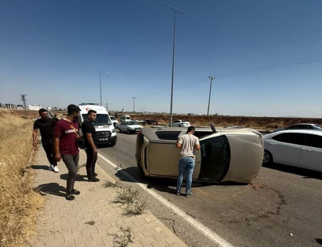 Otomobil takla attı: 1 yaralı