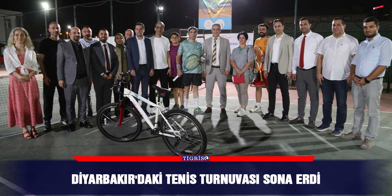Diyarbakır'daki tenis turnuvası sona erdi