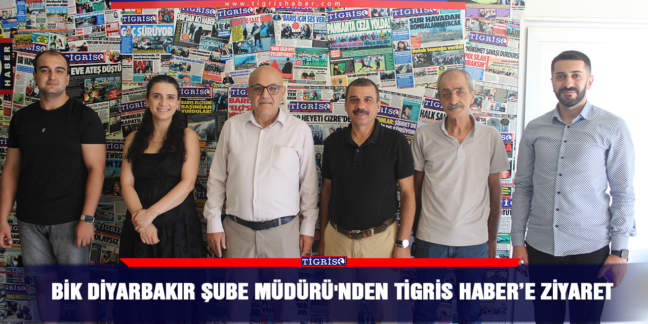 BİK Diyarbakır Şube Müdürü'nden Tigris Haber’e ziyaret