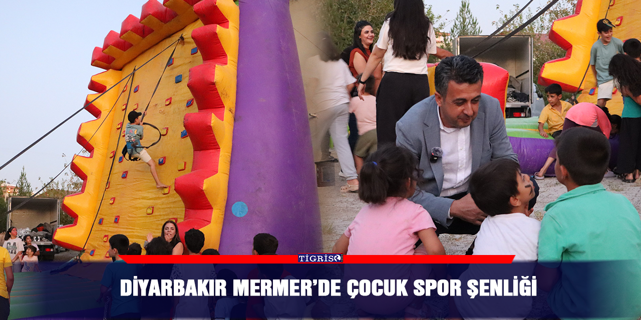 Diyarbakır Mermer’de Çocuk Spor Şenliği