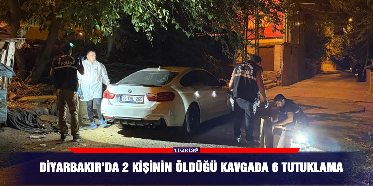 Diyarbakır’da 2 kişinin öldüğü kavgada 6 Tutuklama