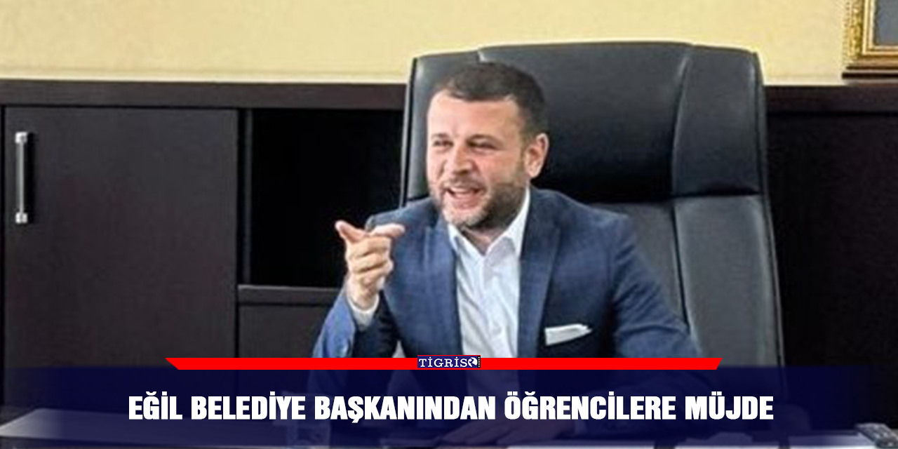 Eğil Belediye Başkanından öğrencilere müjde