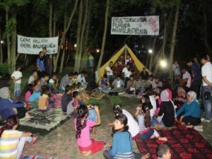 Gençler uyuşturucuya karşı alanlarda