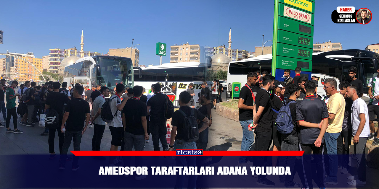 Amedspor taraftarları Adana yolunda