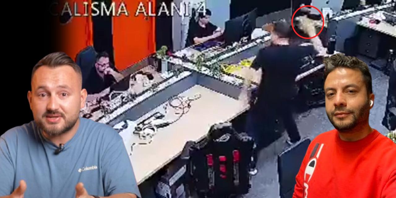 VİDEO - ShiftDelete’de skandal: Hakkı Alkan çalışana saksı fırlattı!