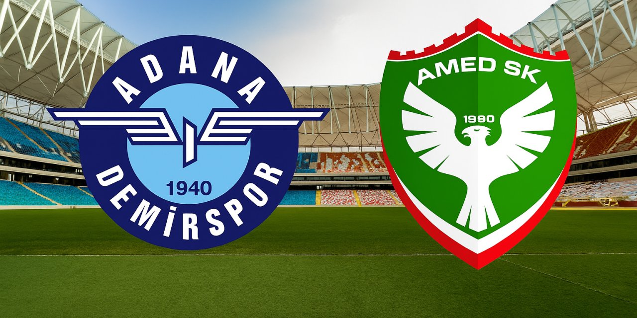 Adana Demirspor-Amedspor: İlk 11'ler belli oldu