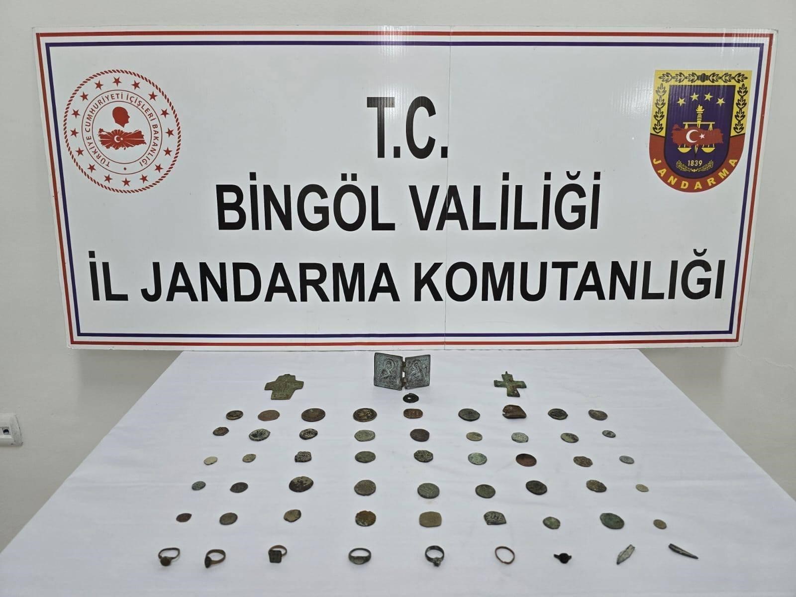 Bingöl’de tarihi eser operasyonu