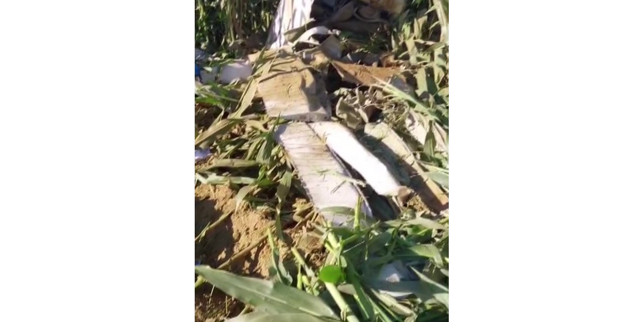 Eğitim uçağı düştü: 1 ölü