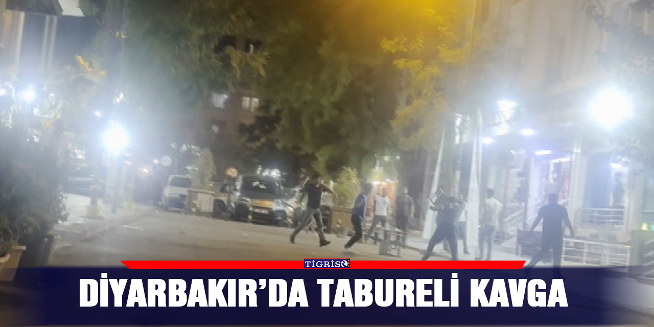 VİDEO - Diyarbakır’da tabureli kavga