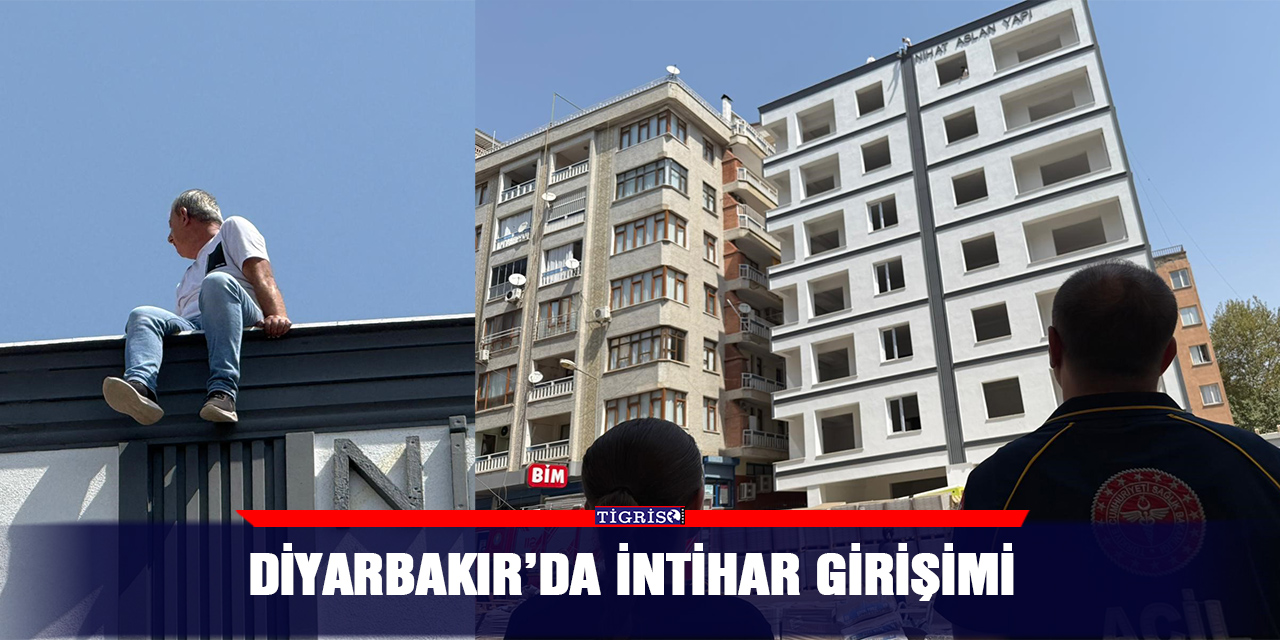 Diyarbakır’da intihar girişimi