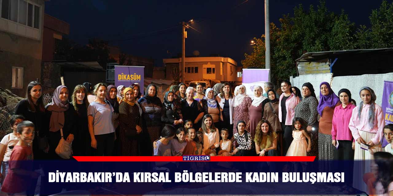 Diyarbakır’da kırsal bölgelerde kadın buluşması