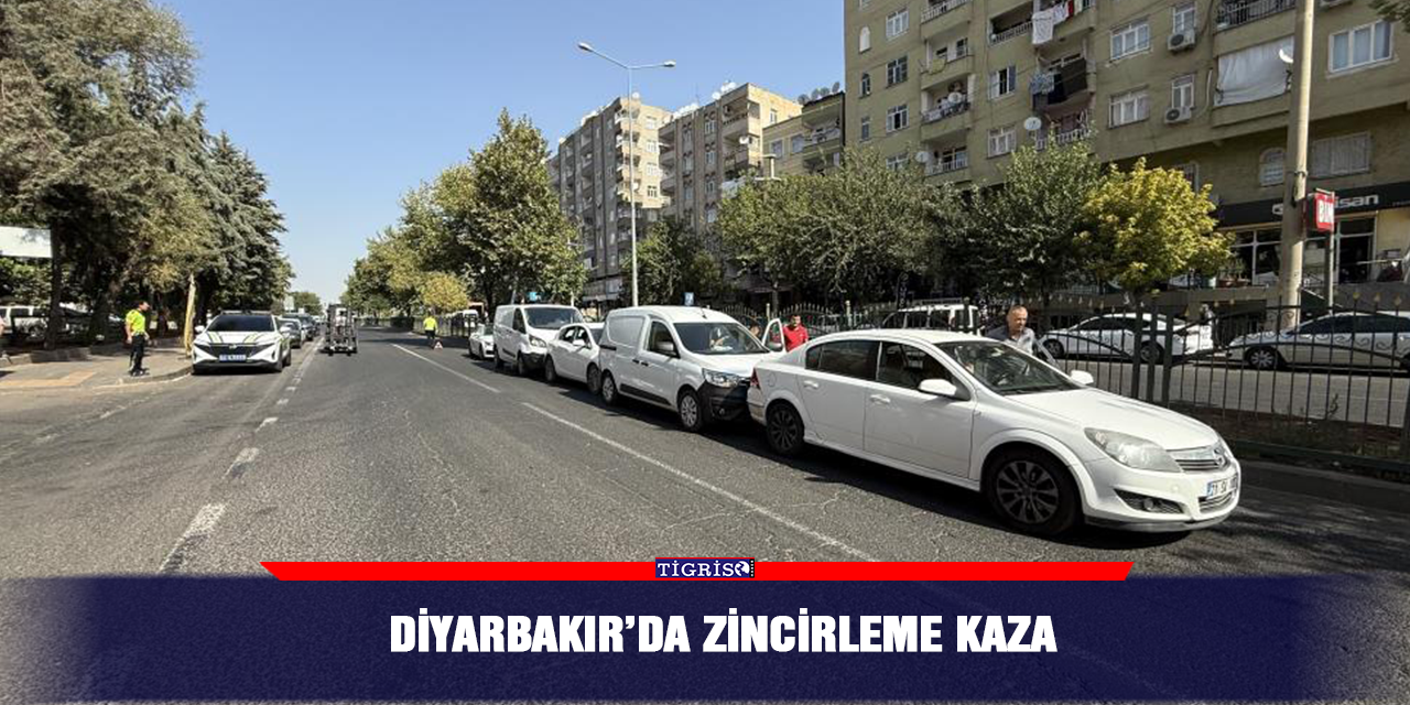 Diyarbakır’da zincirleme kaza