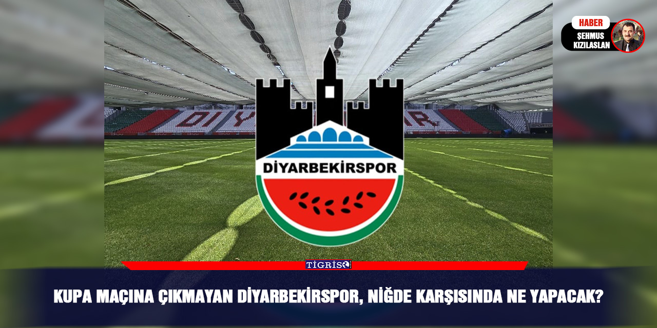 Kupa maçına çıkmayan Diyarbekirspor, Niğde karşısında ne yapacak?