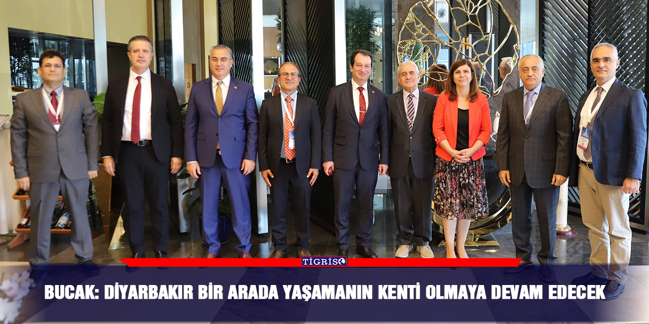 Bucak: Diyarbakır bir arada yaşamanın kenti olmaya devam edecek