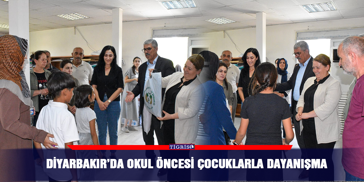 Diyarbakır’da okul öncesi çocuklarla dayanışma