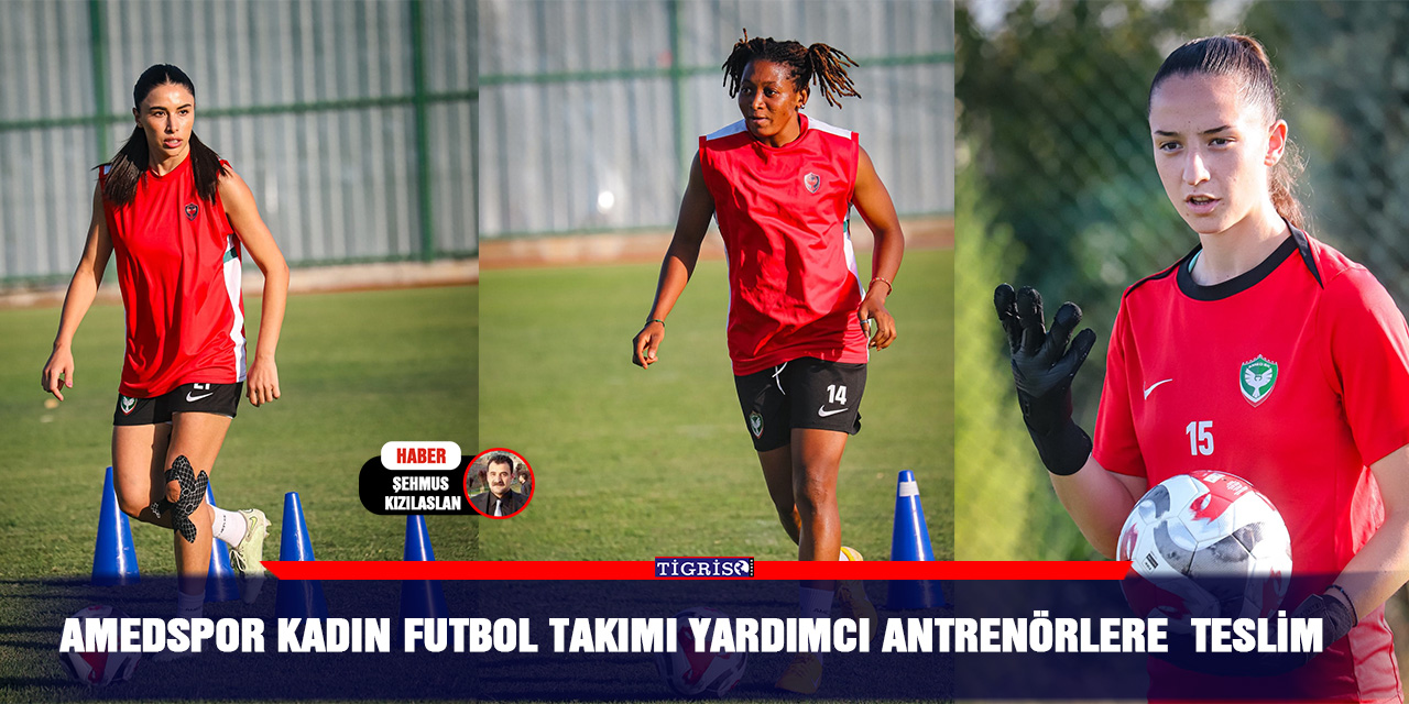Amedspor Kadın Futbol Takımı yardımcı Antrenörlere  teslim