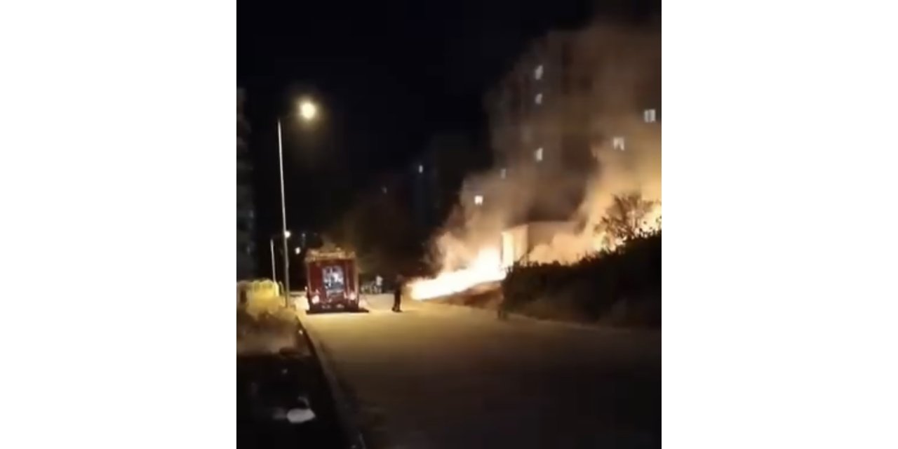 Otluk alanda çıkan yangın söndürüldü