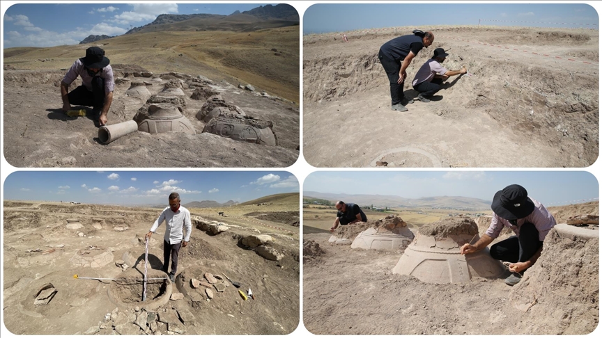 Çivi yazılı 76 pithos ortaya çıkarıldı