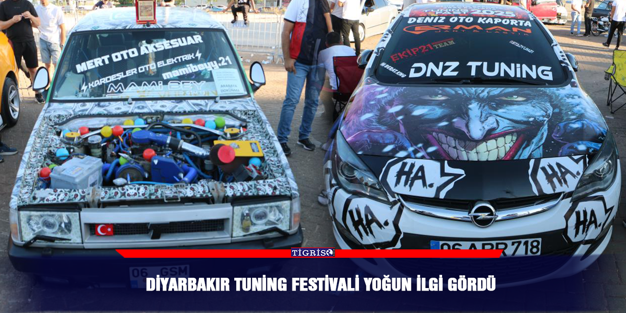 Diyarbakır Tuning Festivali yoğun ilgi gördü