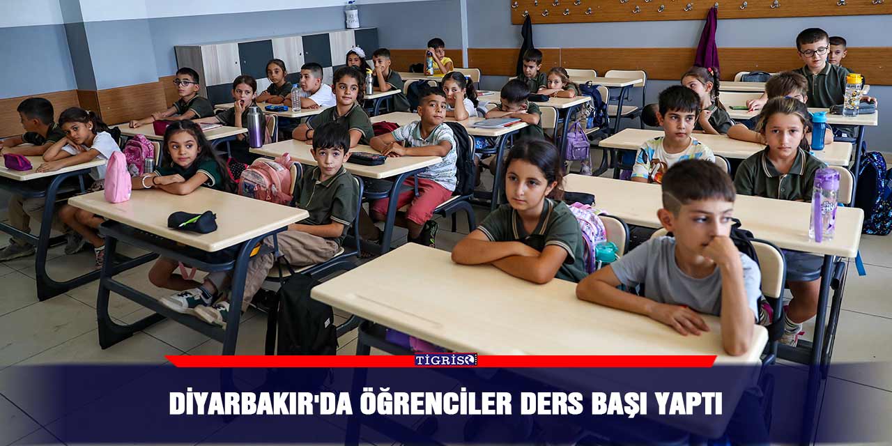 Diyarbakır'da öğrenciler ders başı yaptı