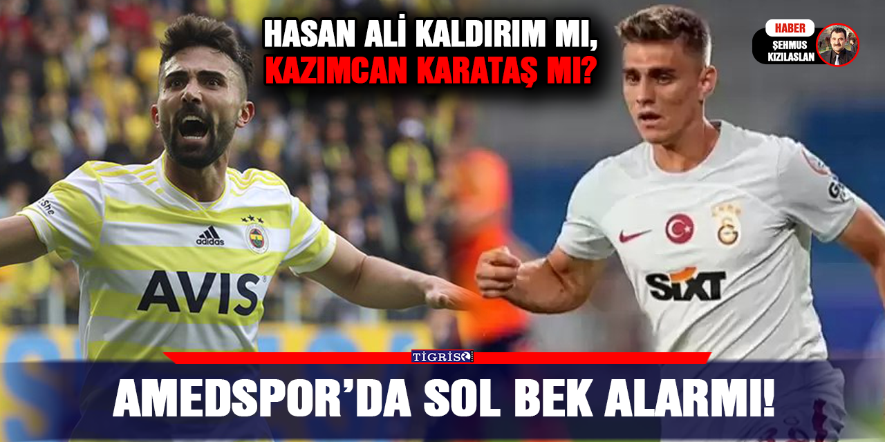 Amedspor’da sol bek alarmı!