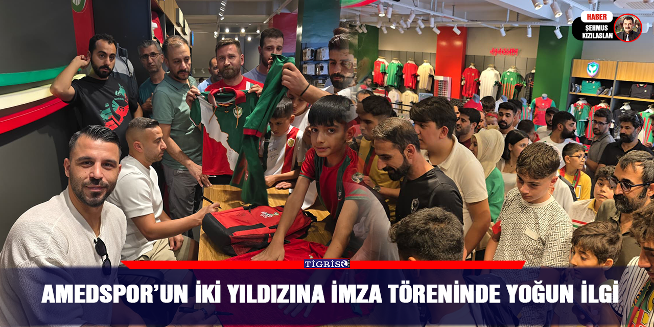 VİDEO - Amedspor’un iki yıldızına imza töreninde yoğun ilgi