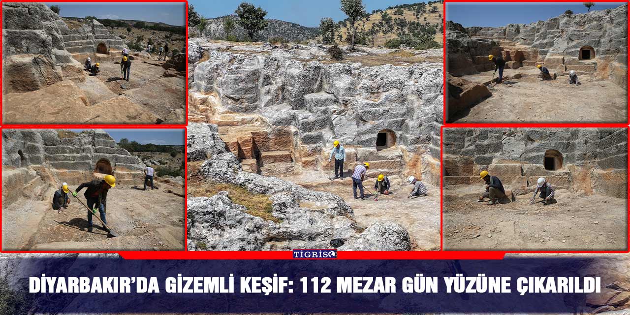 Diyarbakır’da gizemli keşif: 112 mezar gün yüzüne çıkarıldı