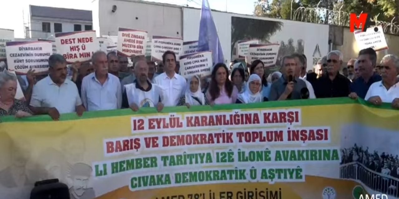 CANLI - Diyarbakır Cezaevi önünde 12 Eylül protestosu
