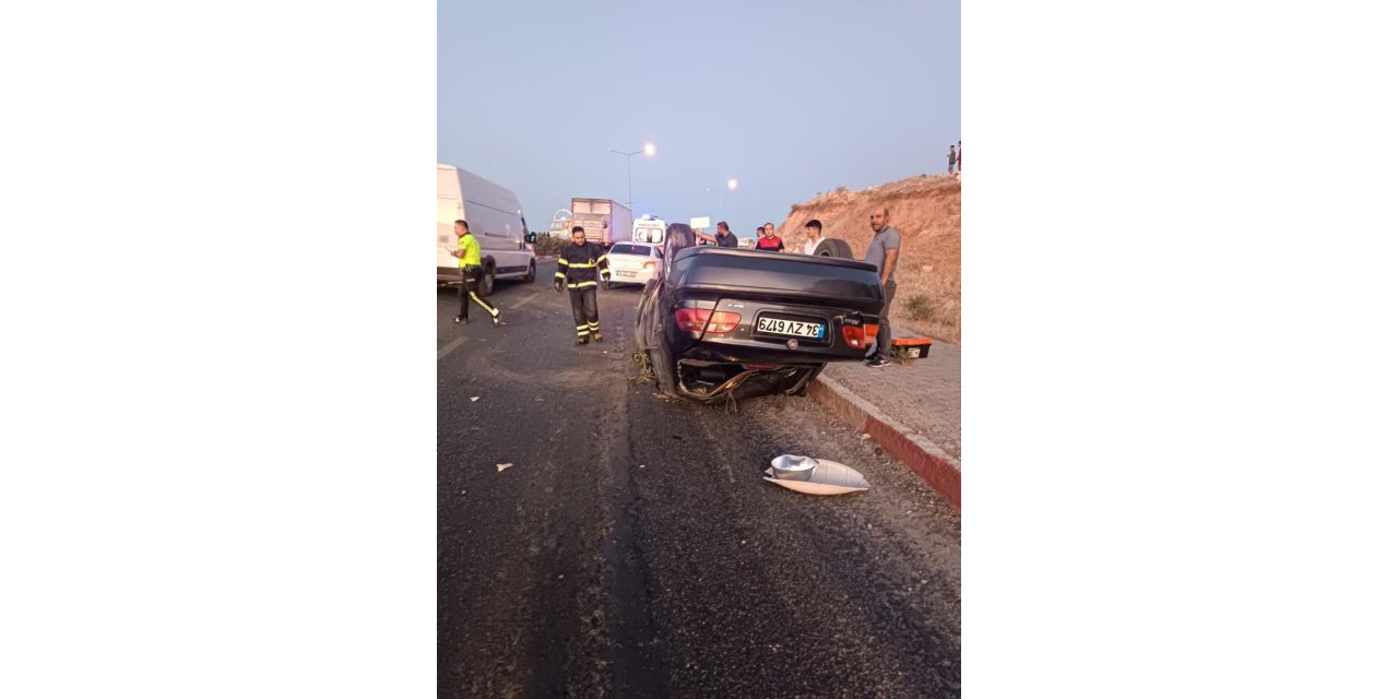 Otomobil takla attı: 1 yaralı