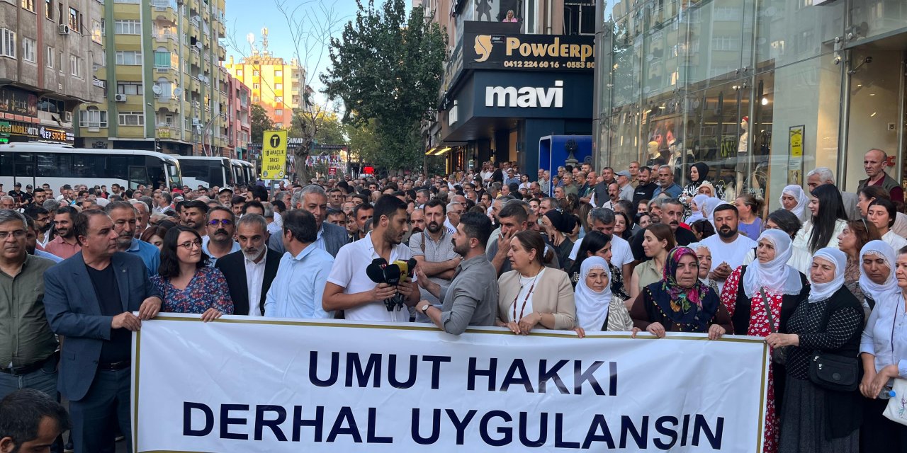 Diyarbakır'da 'Umut hakkı' için acil çağrı: “Özgürlük ve yasal düzenleme zorunluluktur”