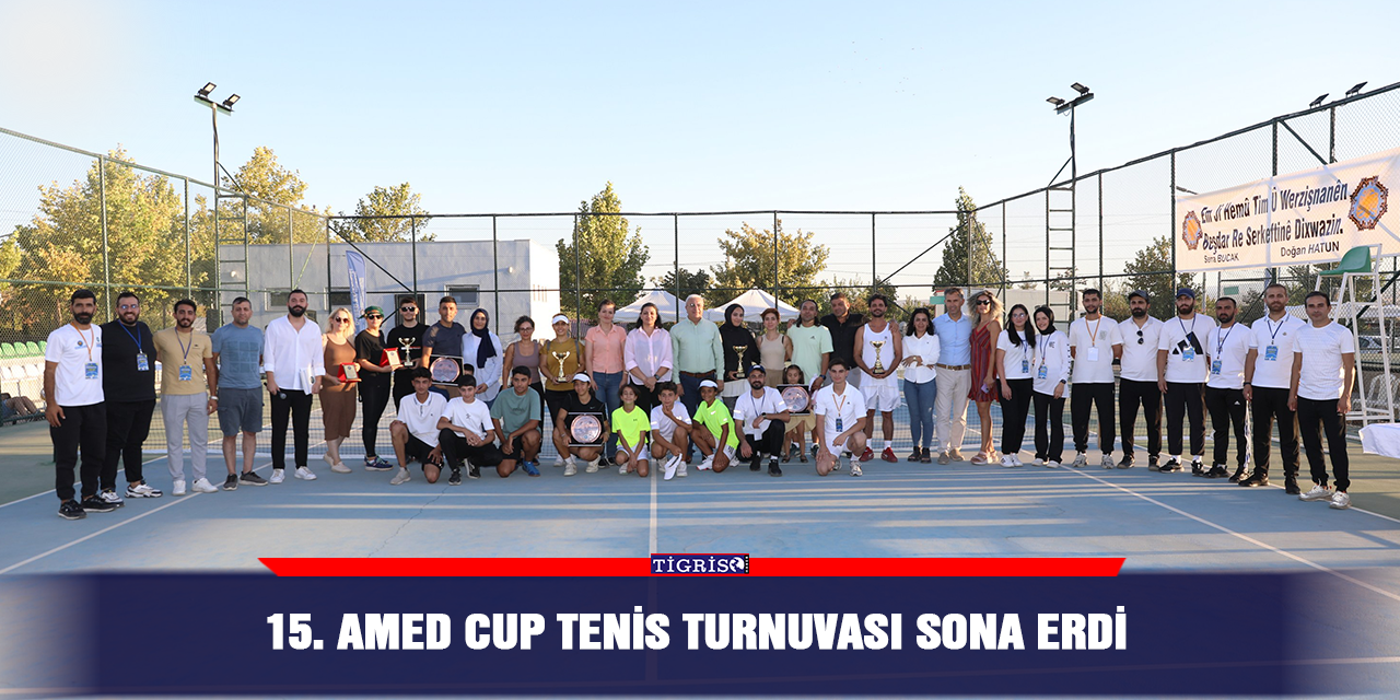 15. Amed Cup Tenis Turnuvası sona erdi