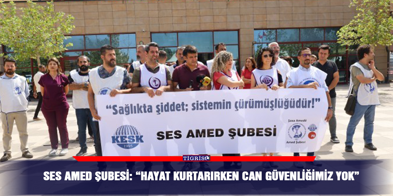 SES Amed Şubesi: “Hayat kurtarırken can güvenliğimiz yok”