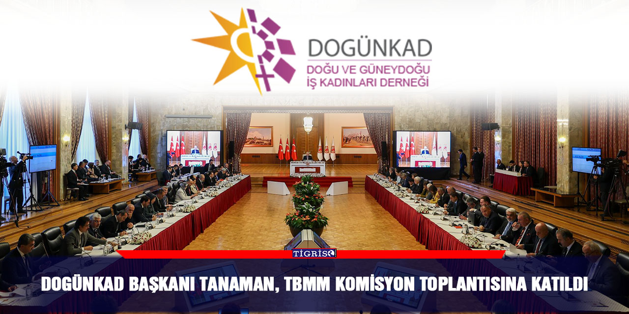 DOGÜNKAD Başkanı Tanaman, TBMM komisyon toplantısına katıldı