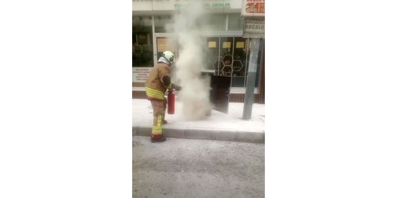 Hatay'da trafo yangını itfaiye ekiplerince söndürüldü