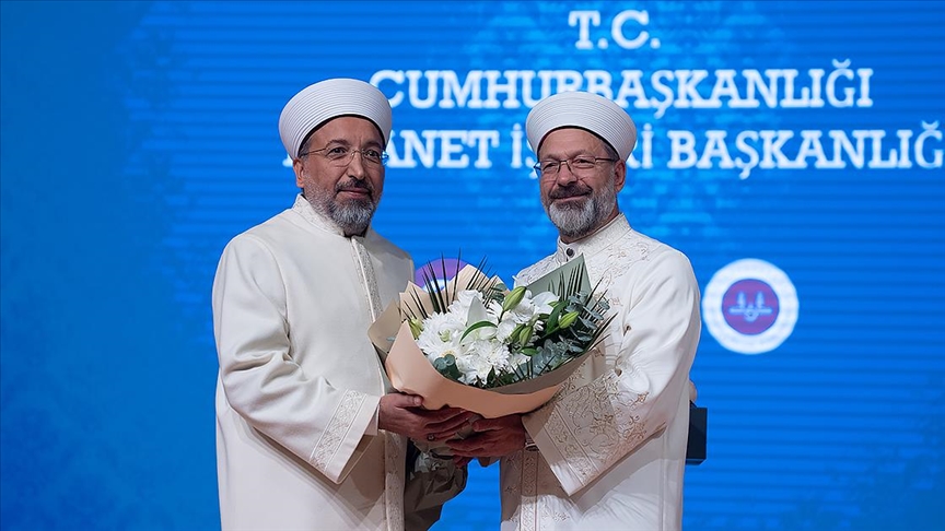 Diyanet İşleri Başkanı Arpaguş, görevi Erbaş'tan devraldı