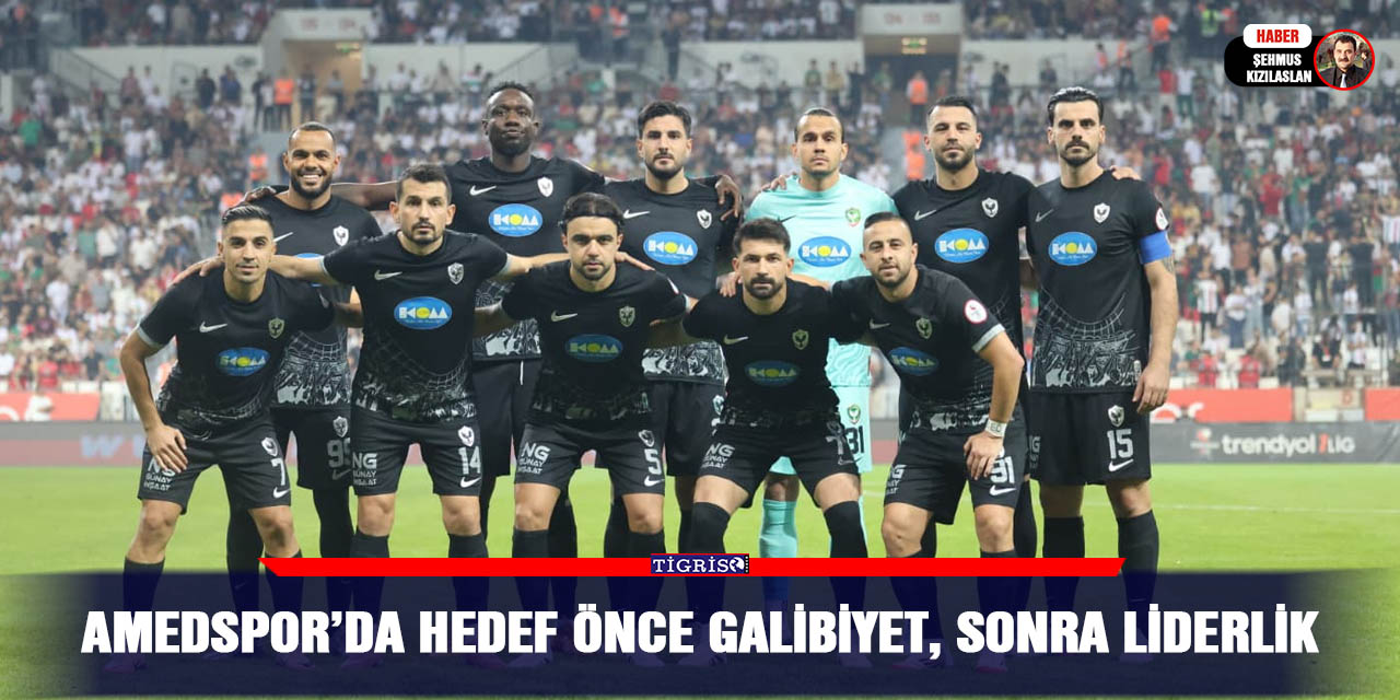 Amedspor’da hedef önce galibiyet, sonra liderlik