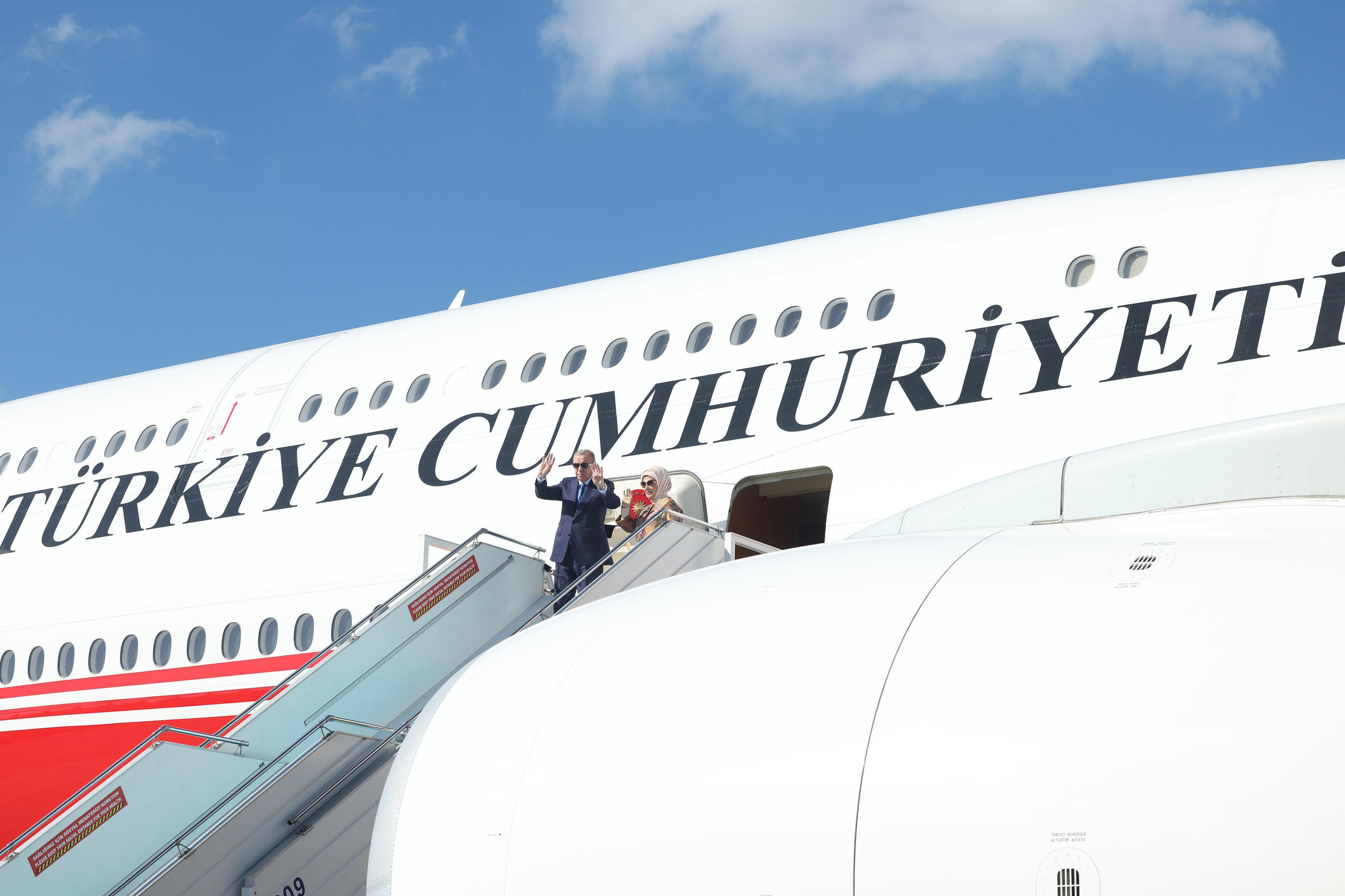 Cumhurbaşkanı Erdoğan, ABD’ye gitti